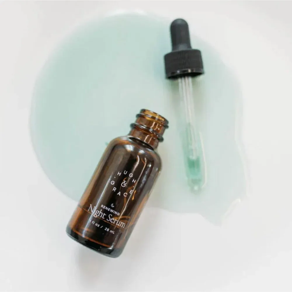 NIB Hugh & Grace Renewing Night Serum, Hormone-Safe Collagen Face Oil
